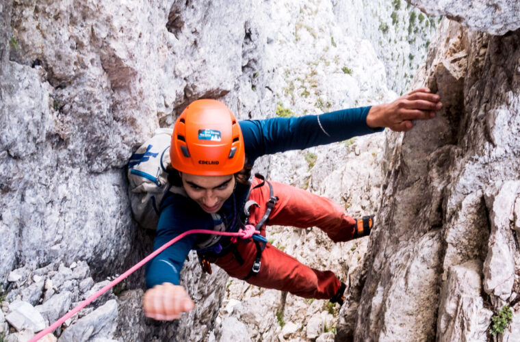 Fiames Südwand - Dimai - parete sud - Alpinschule Drei Zinnen (11)