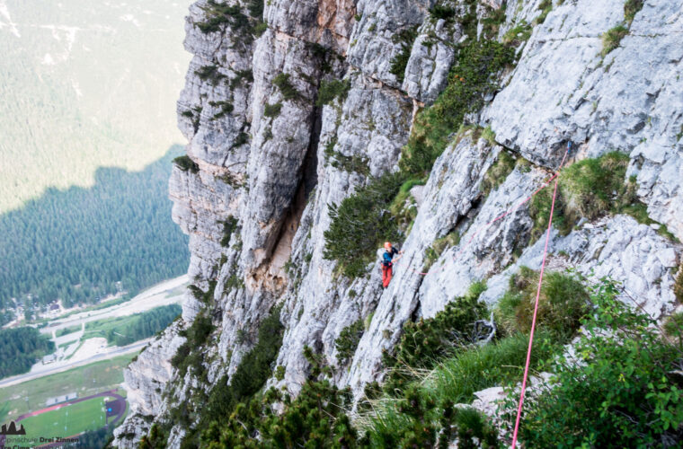 Fiames Südwand - Dimai - parete sud - Alpinschule Drei Zinnen (2)