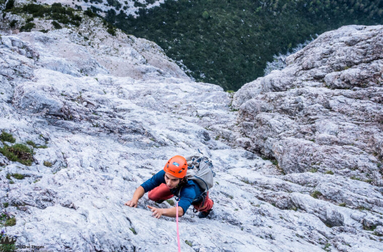 Fiames Südwand - Dimai - parete sud - Alpinschule Drei Zinnen (4)