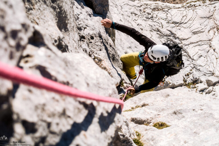 klettern dolomiten bergführer genussklettern südtirol dreizinnen arrampicata dolomiti guide sexten cortina