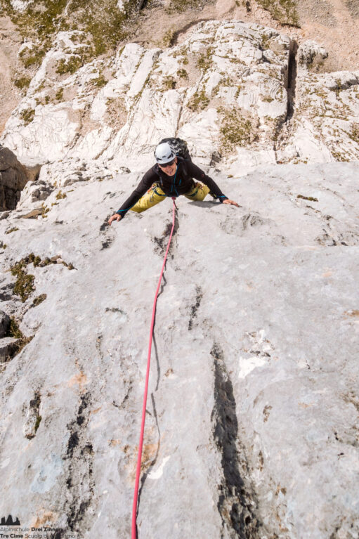 klettern dolomiten bergführer genussklettern südtirol dreizinnen arrampicata dolomiti guide sexten cortina