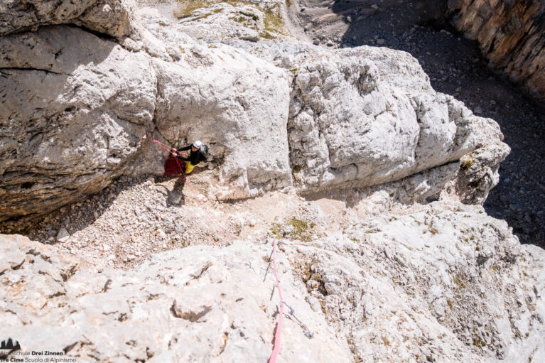 klettern dolomiten bergführer genussklettern südtirol dreizinnen arrampicata dolomiti guide sexten cortina